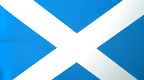 Scotland Waving Flag Stock Footage 10762465