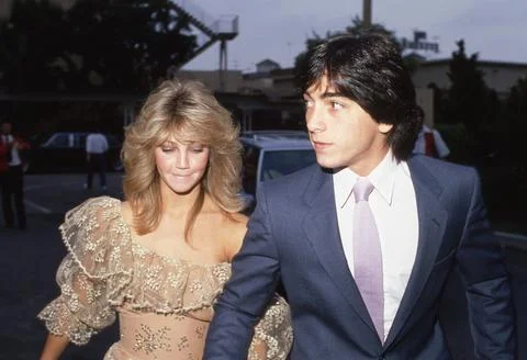 Scott Baio and Heather Locklear Stock Photos