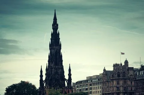 Scott Monument Stock Photos