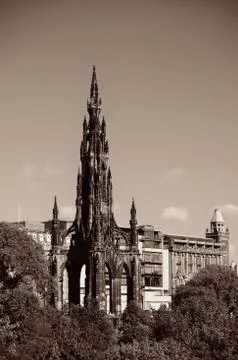 Scott Monument Stock Photos