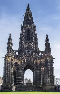 The Scott Monument Foto stock