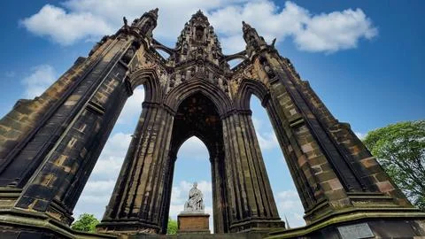 Scott Monument Stock Photos