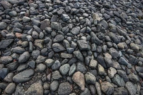 Scottish beach pebbles Stock Photos