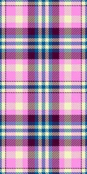 Scottish check seamless background, custom textile pattern vector. Rich pla.. 스톡 일러스트