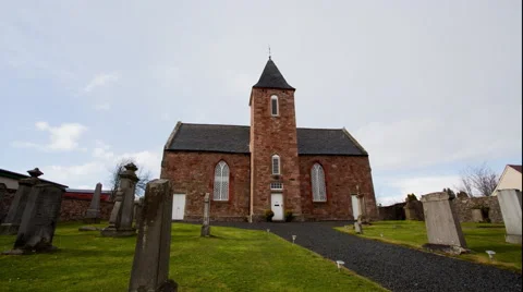 Scottish Church timelapse Stock Footage 40357098