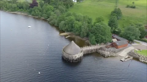 Scottish Crannog Stock Footage 157712479