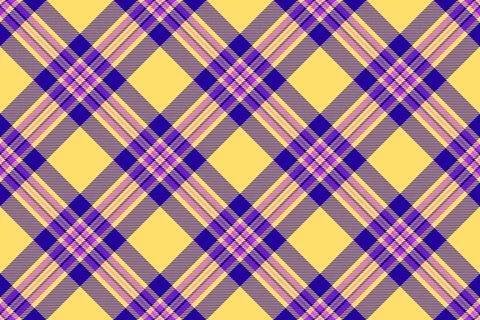 Scottish fabric background texture, neat plaid textile seamless. Intense ta.. Stock Illustration