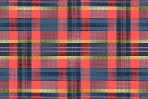 Scottish fabric pattern check, artwork seamless vector textile. Gift paper .. Stock Illustration