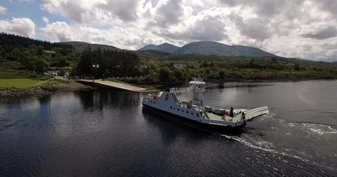 Scottish Ferry Stock Footage 122169319