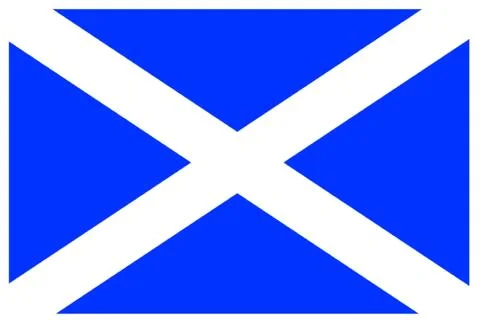 Scottish Flag Stock Illustration