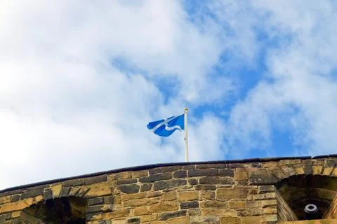 Scottish flag Stock Photos