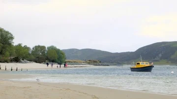 Scottish Highland Beach Stock Footage 85953842