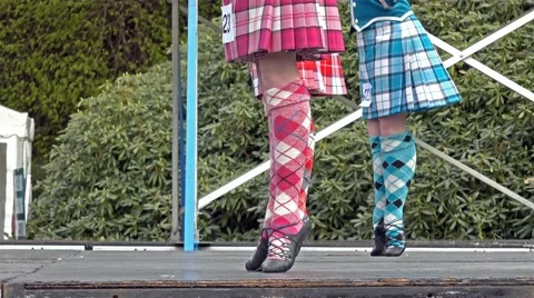 Scottish Highland Dancing Stock Footage 62707912