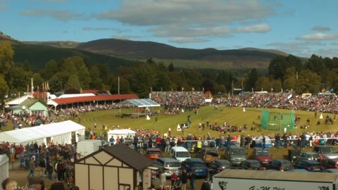 Scottish Highland Games 1 Stock Footage