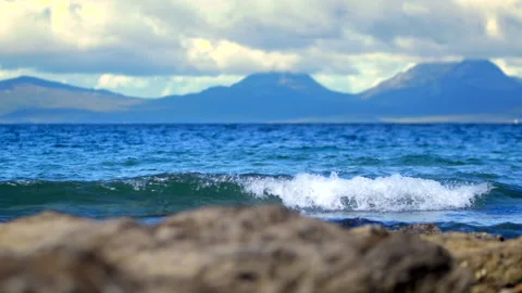 Scottish Highlands beach Stock Footage 138875390