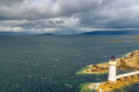 Scottish highlands lighthouse Stock Photos