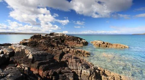 Scottish highlands Stock Photos