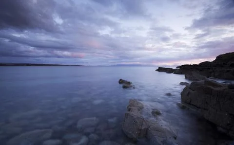 Scottish highlands Stock Photos
