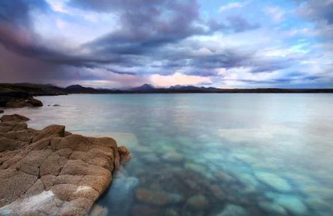 Scottish highlands Stock Photos