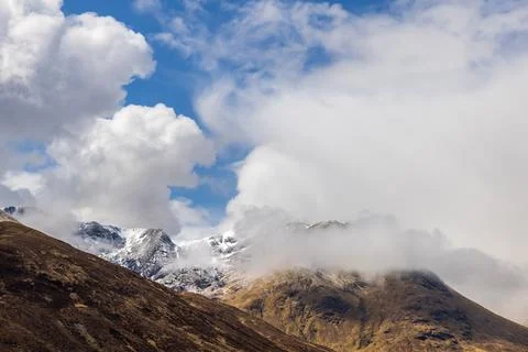 Scottish highlands Stock Photos