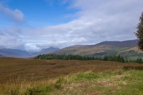 The Scottish Highlands Foto stock