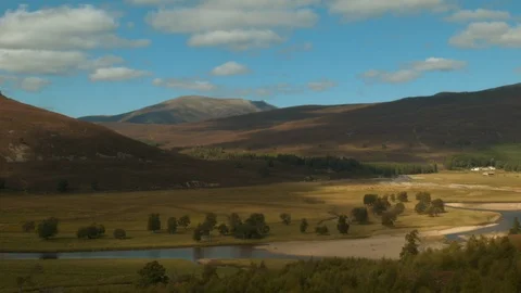 Scottish Highlands Scenery Stock Footage