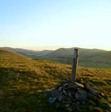 Scottish Hilltop Stock-Fotos