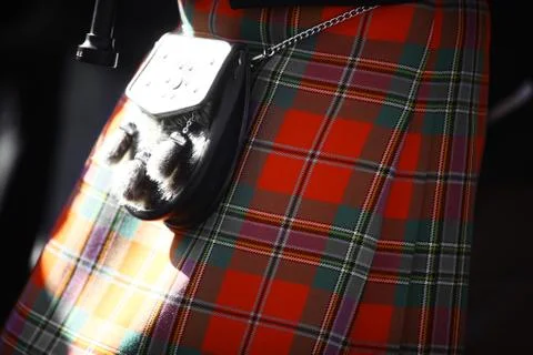 Scottish kilt Stock Photos
