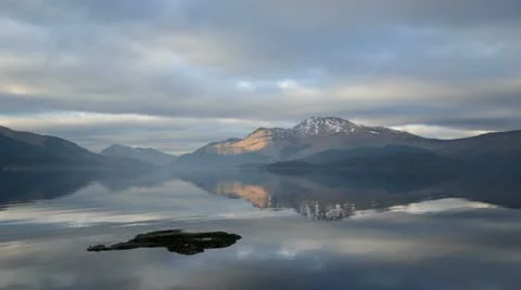 Scottish loch timelapse Stock Footage 21894367