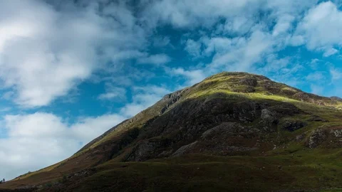 Scottish Mountain Peak Timelapse 動画素材 95333586