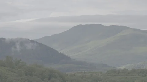 Scottish mountain timelapse Stock Footage 123421792