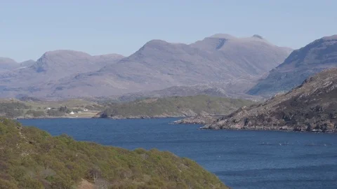 Scottish Mountains Stock Footage 77057821