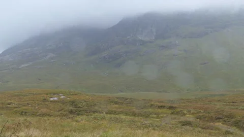 Scottish mountains in a rainy day. Video stock 112679532