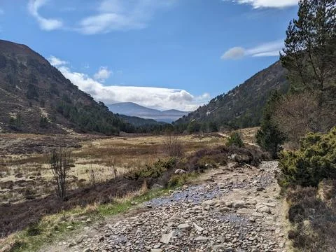 Scottish mountainside Stock Photos