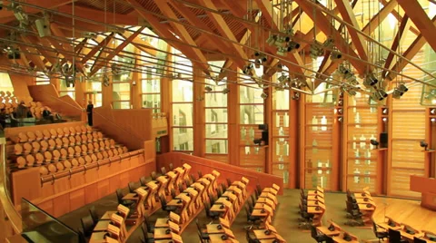 Scottish Parliament Stock-Footage 38357366