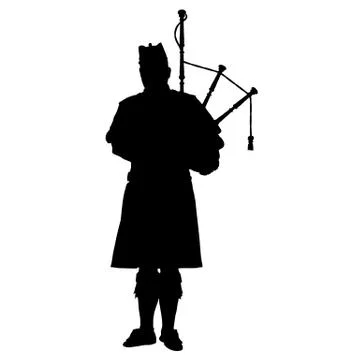 Scottish Piper Stock-Illustration