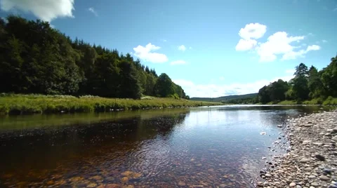 Scottish River Stock Footage 44089052