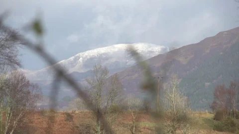 Scottish snowy mountain Stock-Footage 71389152