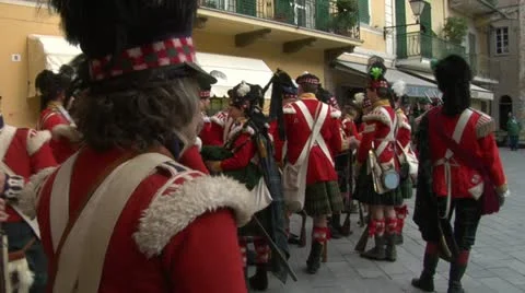 Scottish soldier 02 Video stock 10901293