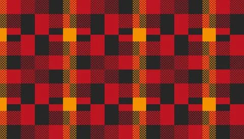 Scottish tartan. Geometric complex pattern with a mesh structure Stock Illustration