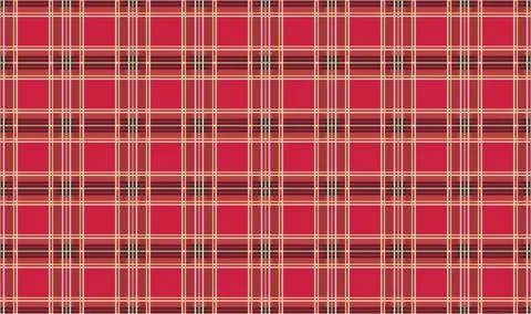 Scottish Tartan Plaid Fabric Pattern Background EPS Vector Stock Illustration