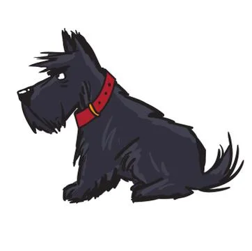 Scottish terrier Stock Illustration
