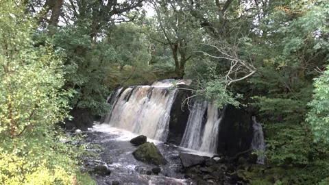 Scottish waterfall Stock Footage 138683429