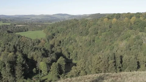 Scott's view in the Scottish Borders - 4K Video stock 118193608