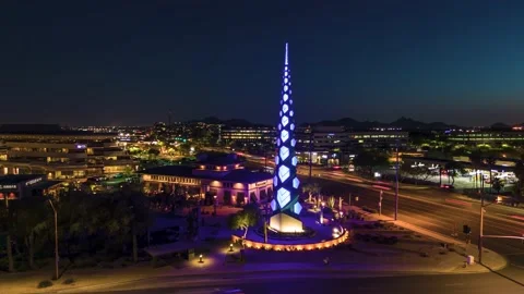 Scottsdale Sunset Hyperlapse with Traffic Stock-Footage 197524150
