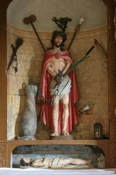 Scourging at the Pillar Stock Photos