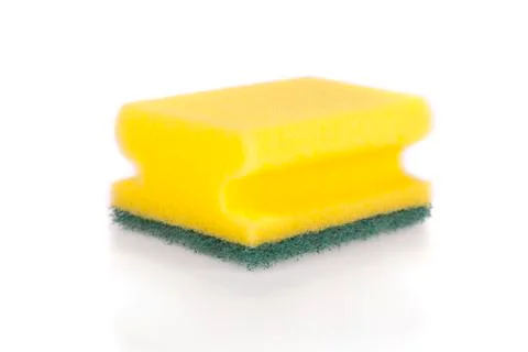 Scouring pad isolated on a white background Stock Photos