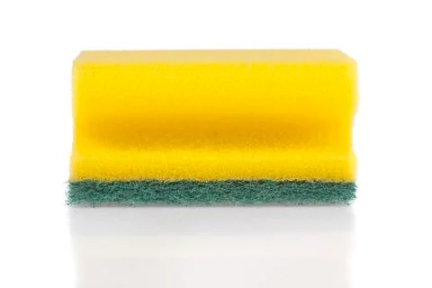 Scouring pad isolated on a white background Stock Photos
