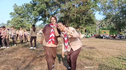 Scout activities Stock Photos
