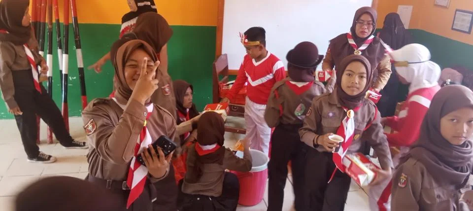 Scout activities Stock Photos